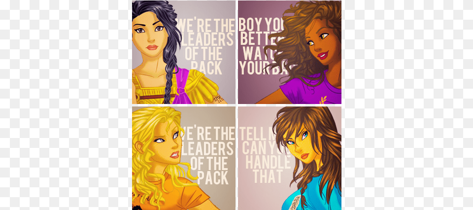 Yup My Fav Girls Heroes Of Olympus Girls, Book, Comics, Publication, Adult Free Transparent Png