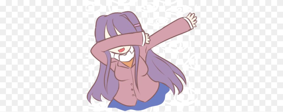 Yuri Dabbing Ddlc, Book, Comics, Publication, Baby Png