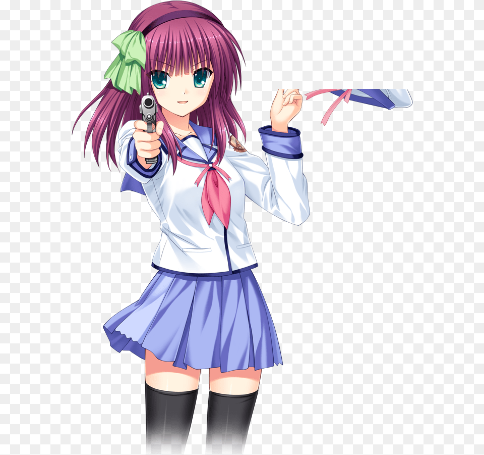 Yuri From Angel Beats, Book, Comics, Publication, Person Free Png