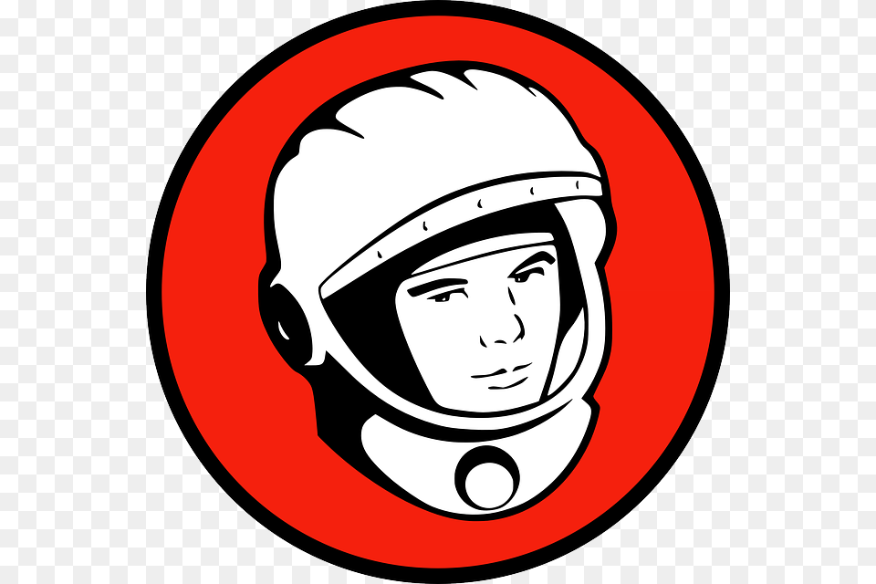 Yuri Gagarin, Helmet, Crash Helmet, Face, Head Free Png