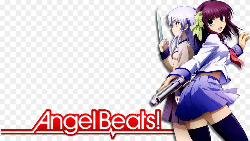 Yuri Nakamura Angel Beats, Book, Comics, Publication, Adult Free Transparent Png