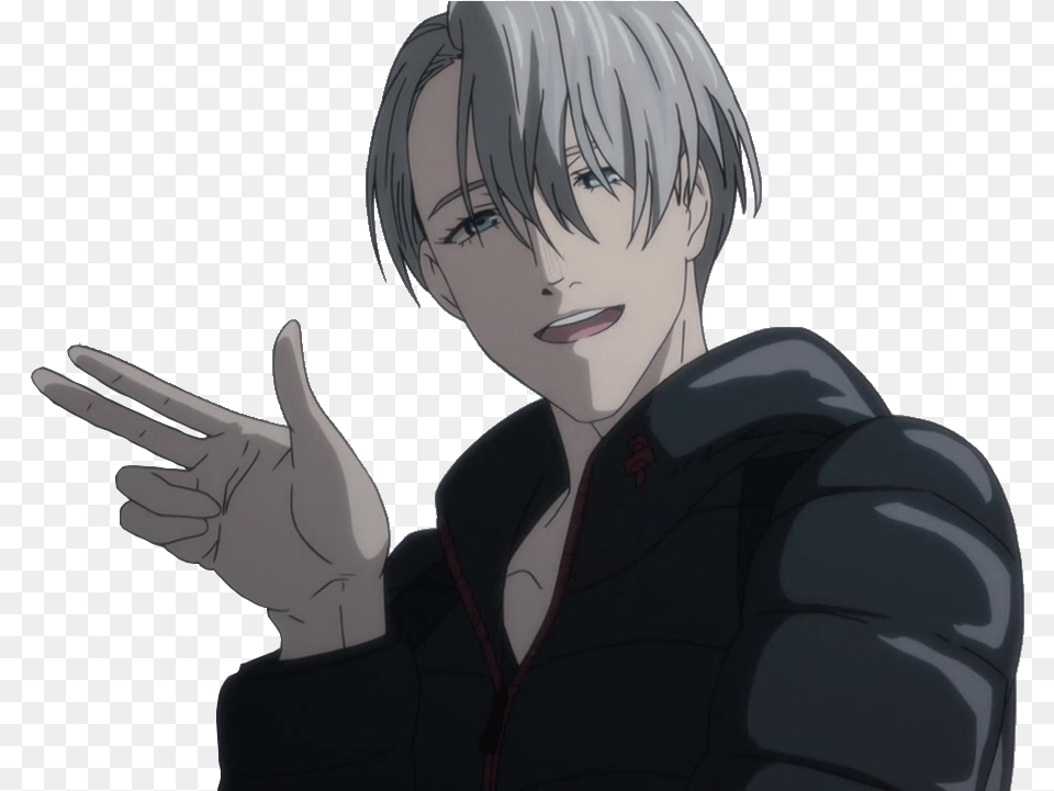 Yuri On Ice Monoram Anime Character With Grey Hair, Adult, Female, Person, Woman Free Transparent Png