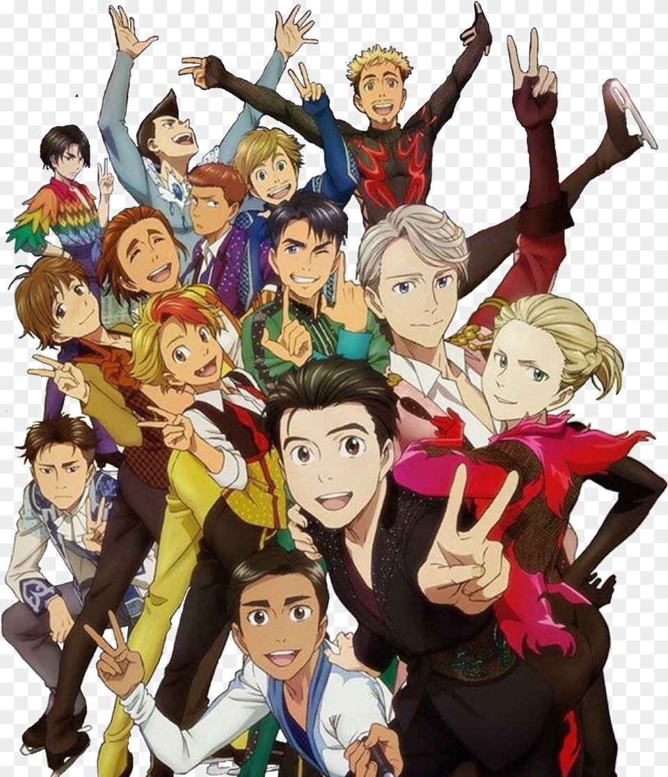 Yuri On Ice Poster Clipart Yuri On Ice Yuri On Ice Main Characters, Publication, Book, Comics, Adult Png