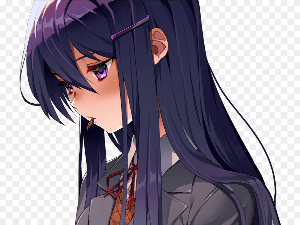 Yuri Yuri Ddlc Ddlcyuri Yuriddlc Videogames Horrorgame Yuri Chocolate Doki Doki, Publication, Book, Comics, Adult Free Transparent Png