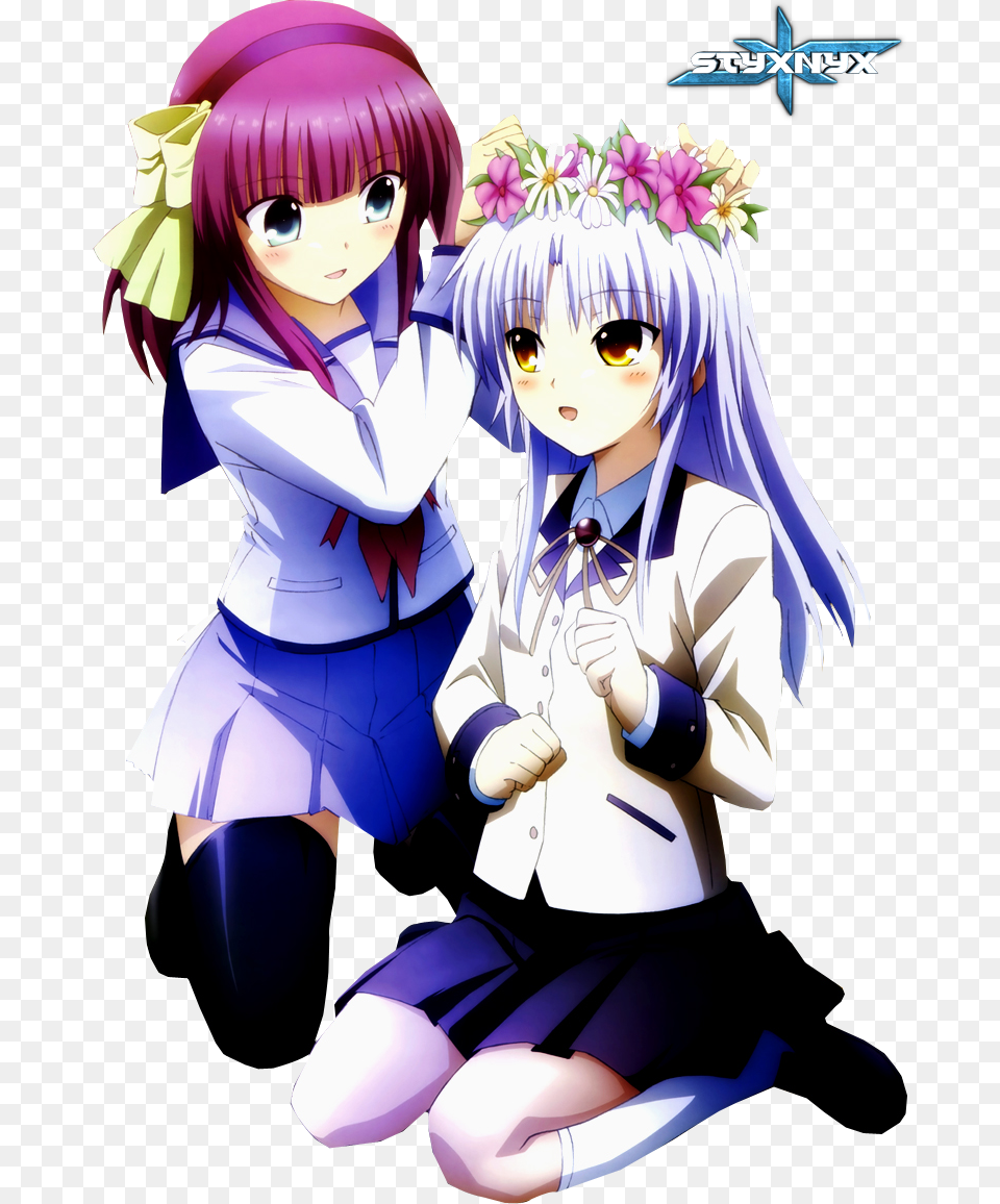 Yuripee Yurippe Best Images About Angel Beats Photos And Art, Book, Publication, Comics, Manga Free Png Download