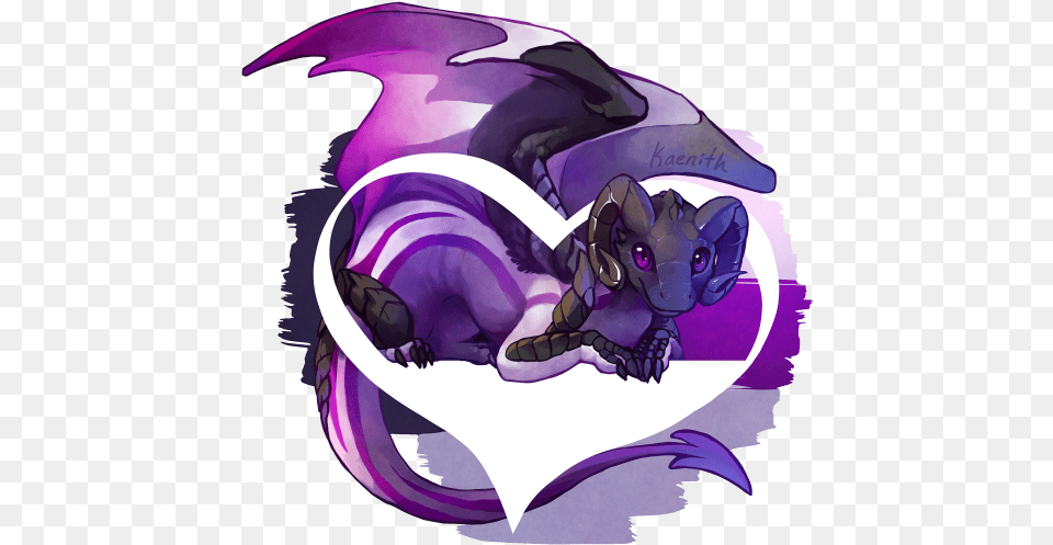 Yuuichi Morino Demisexual Pride Dragons, Purple, Dragon, Animal, Fish Free Transparent Png