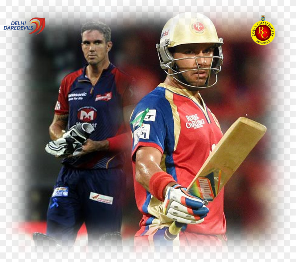 Yuvraj And Pietersen Limited Overs Cricket, Person, People, Adult, Man Png Image