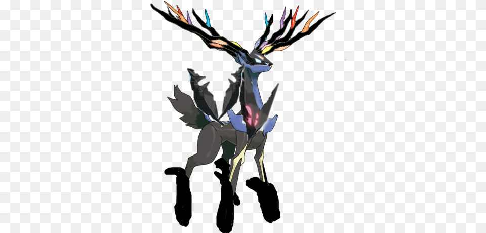 Yveltal And Xerneas Fusion Pokemon Pokemon Fusion In A Pokemon Game, Book, Comics, Publication, Art Png