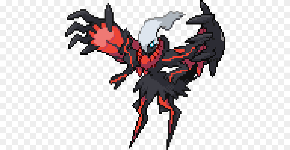 Yveltal Fusion Sprite Design By Pixel Art Pokemon Yveltal, Person Free Png