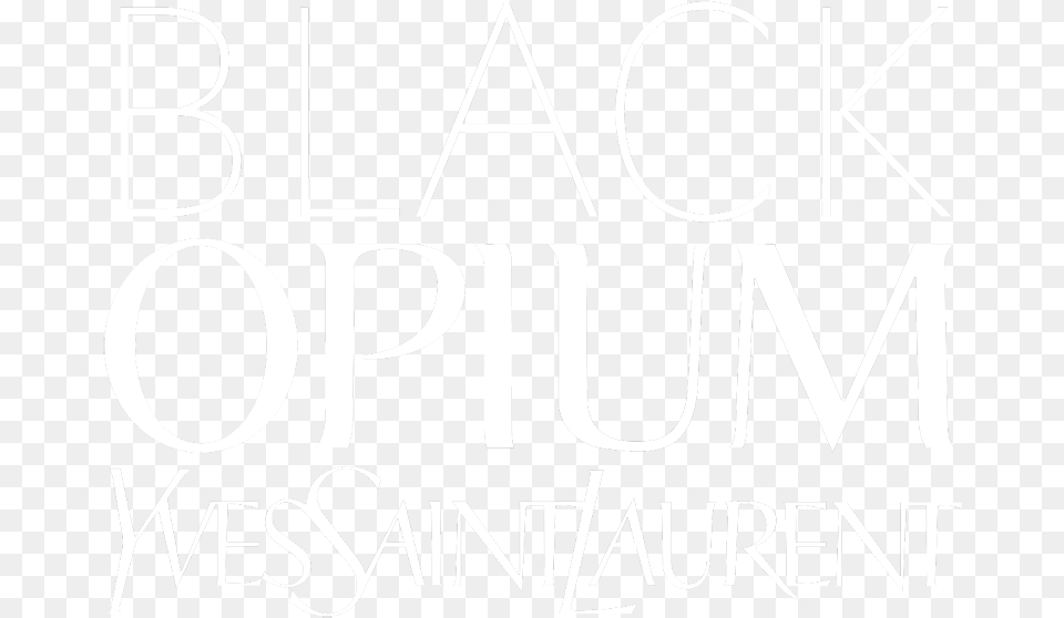 Yves Saint Laurent Black Opium Logo, Text Png Image
