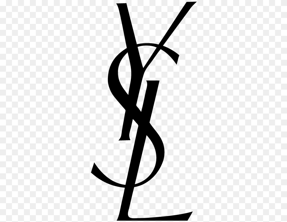 Yves Saint Laurent Logo Yves Saint Laurent, Gray Free Png