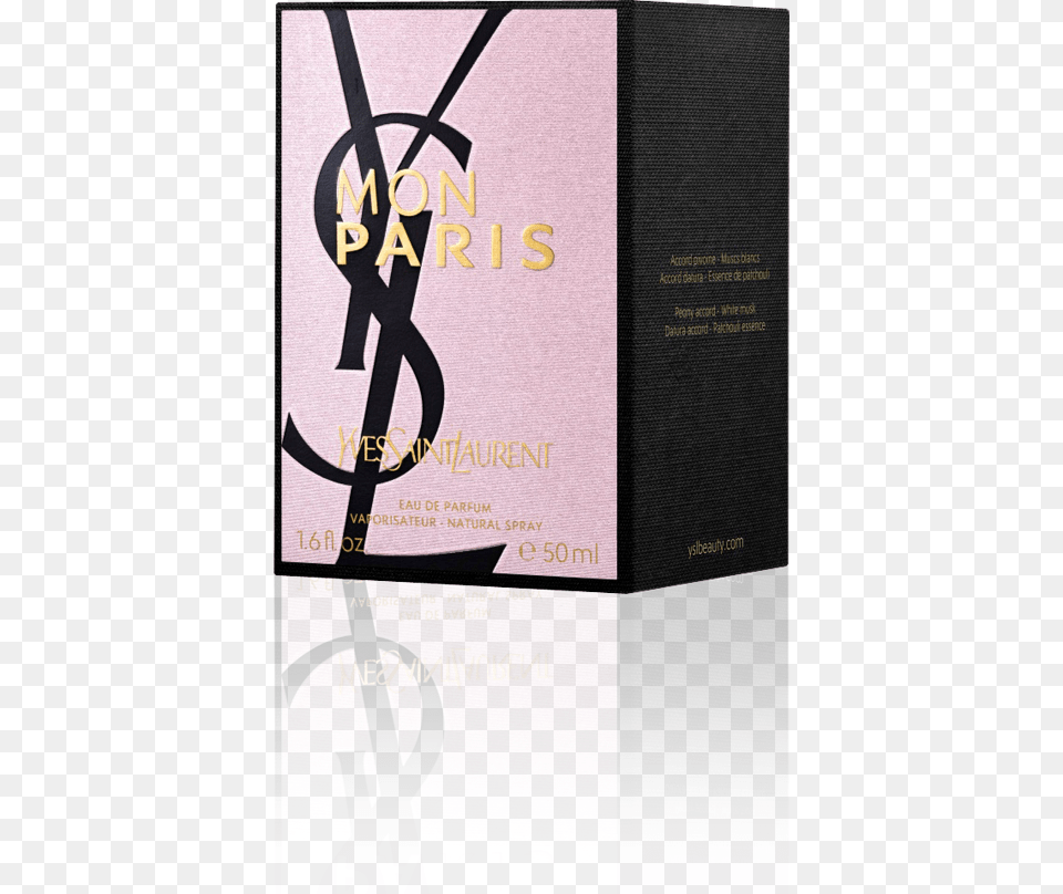 Yves Saint Laurent Yves Saint Laurent Mon Paris 50ml Eau De Parfum Spray, Advertisement, Book, Poster, Publication Free Png