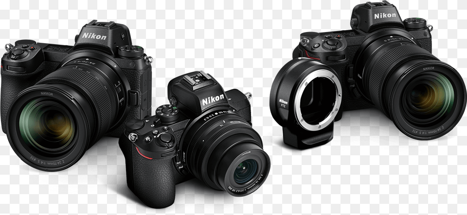 Z 6 Z 7 Z 50 And Mount Adapter Ftz Product Cluster Nikon Z, Camera, Electronics, Digital Camera, Video Camera Png Image
