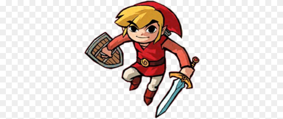 Z Red Toon Link Roblox Legend Of Zelda Four Swords Red, Baby, Person, Face, Head Free Png Download
