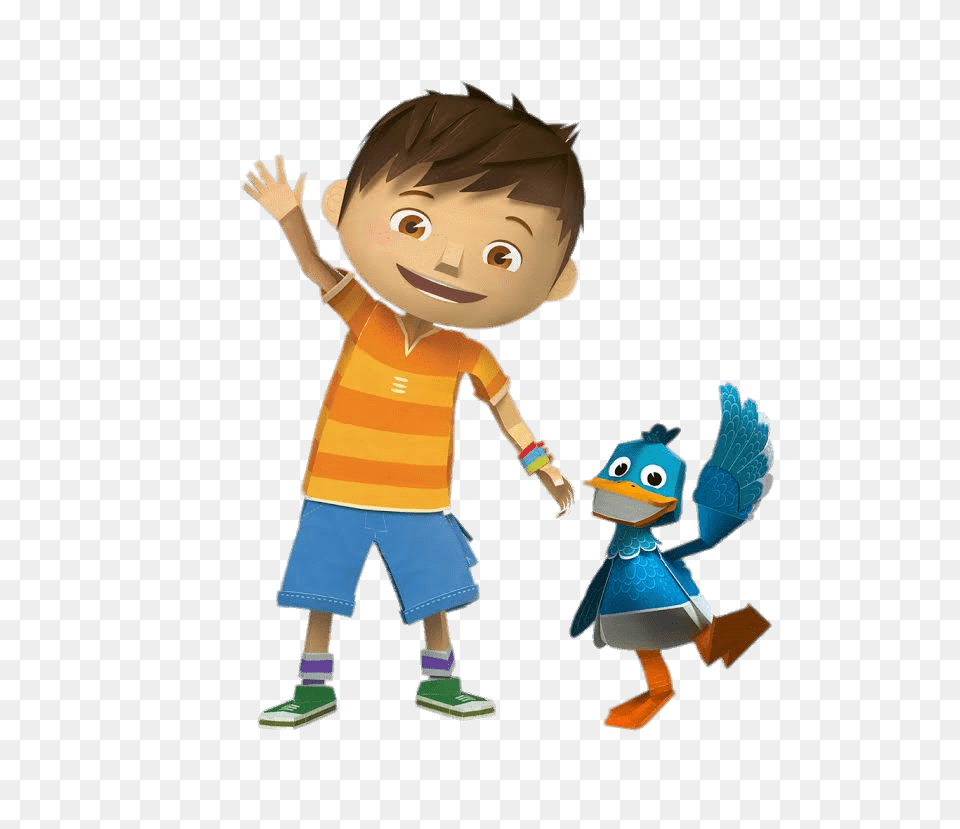 Zack And Quack Waving, Baby, Person, Face, Head Png Image