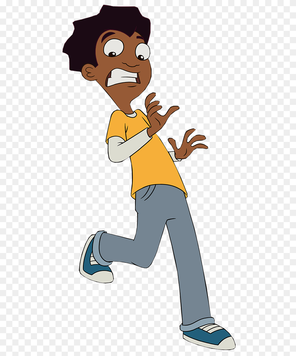 Zack Underwood Freaked Out, Cartoon, Boy, Child, Person Png Image
