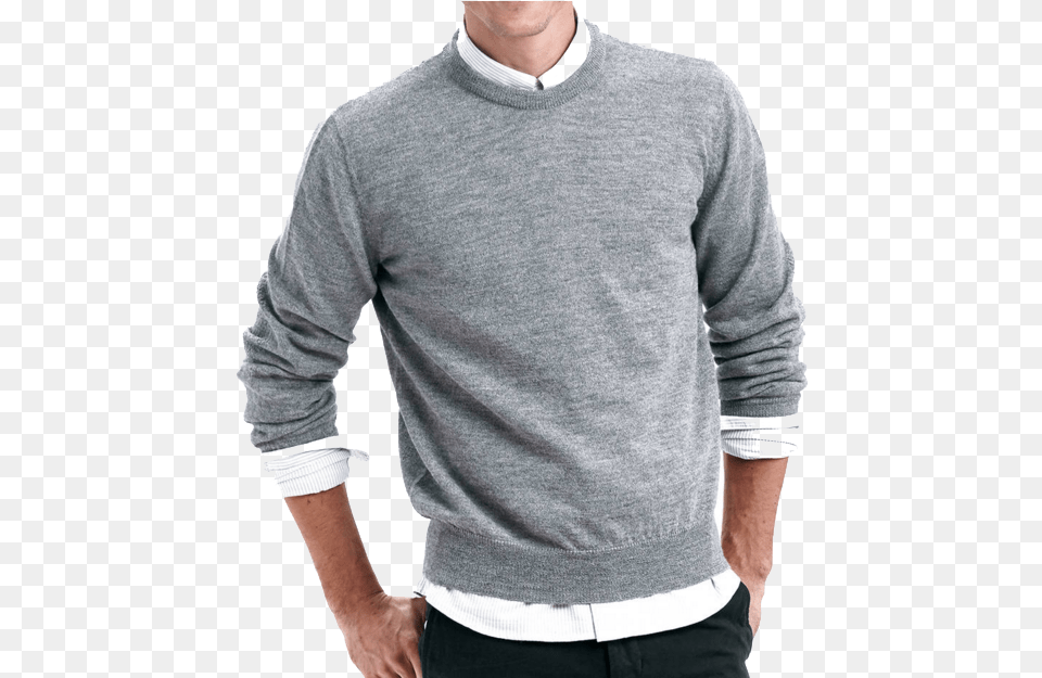 Zadymensgrey Sweater, Clothing, Knitwear, Long Sleeve, Sleeve Free Png