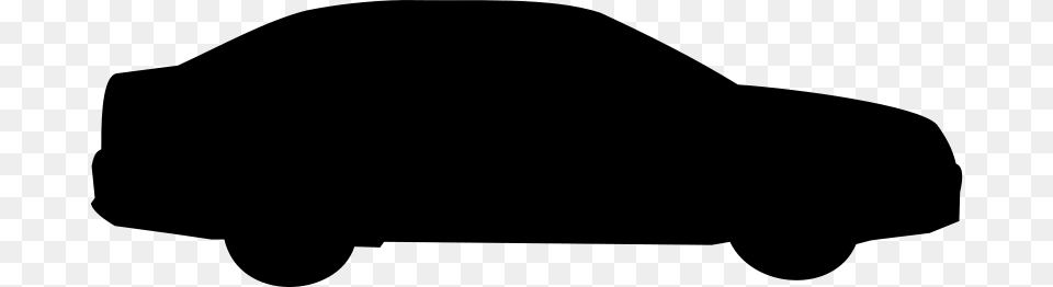 Zager Sedan Car Silhouette, Gray Png Image