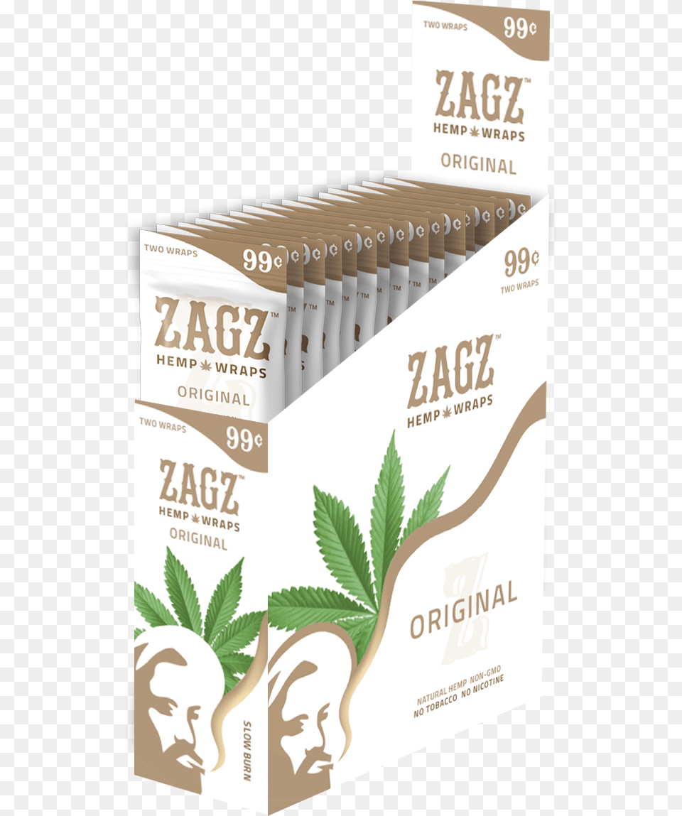 Zagz Hemp Wraps Original, Herbal, Herbs, Plant, Advertisement Free Transparent Png