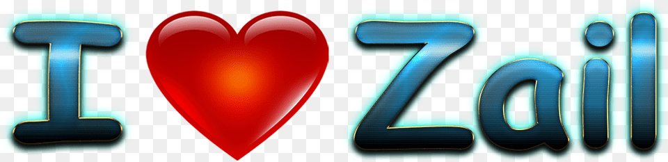 Zail 3d Letter Name John Name In Heart, Text, Symbol Free Png