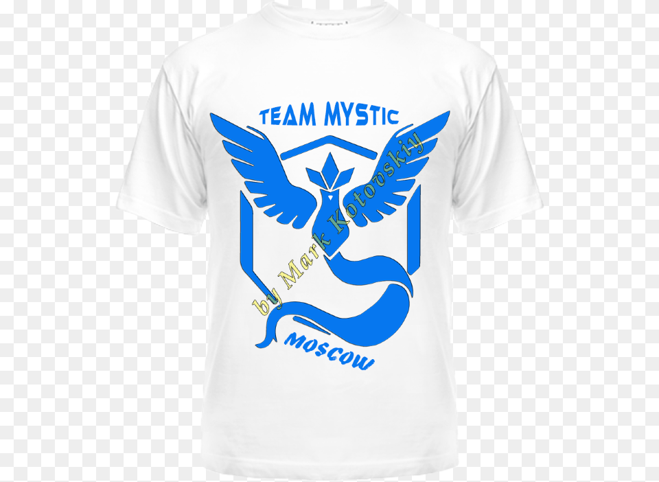 Zakazat Futbolka S Printom Pokemon Go Pokemon Go Team Mystic, Clothing, T-shirt, Shirt Free Png Download