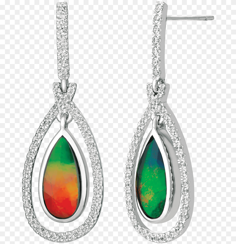 Zakiyah Sterling Silver Swarovski Teardrop Earrings Earrings, Accessories, Earring, Gemstone, Jewelry Free Png Download