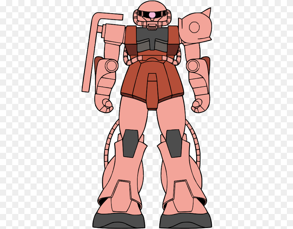 Zaku Gundam Cartoon, Book, Comics, Publication, Person Free Png