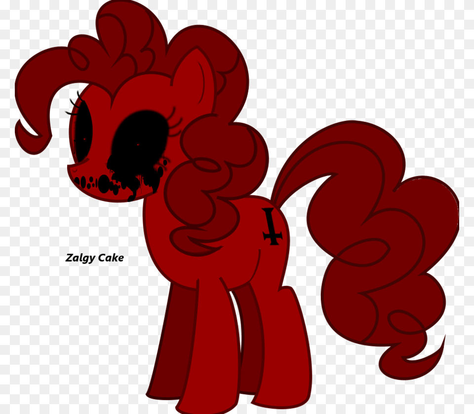 Zalgy Cake My Little Pony Pinkie Pie Silhouette, Dynamite, Weapon, Cartoon, Flower Png Image