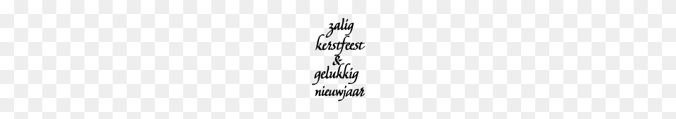 Zalig Kerstfeest En Gelukkig Nieuwjaar, Calligraphy, Handwriting, Text Png Image