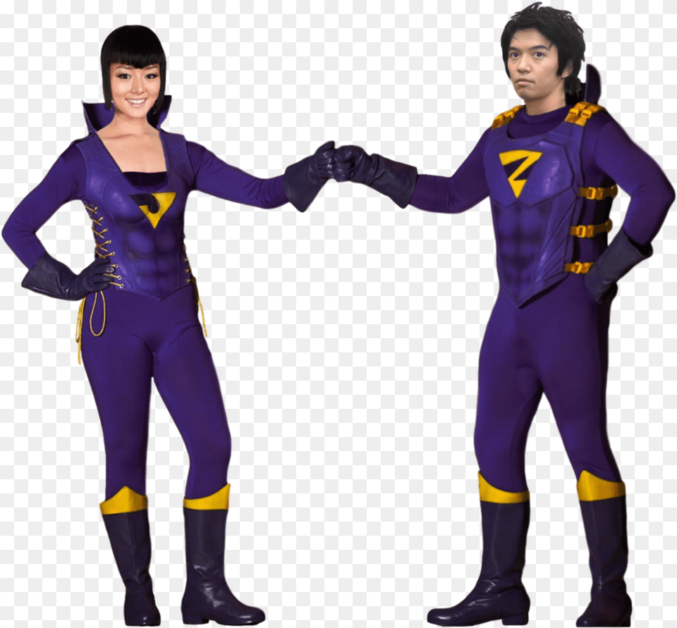 Zan And Jayna The Wonder Twins Wonder Twins, Clothing, Costume, Spandex, Sleeve Free Png Download