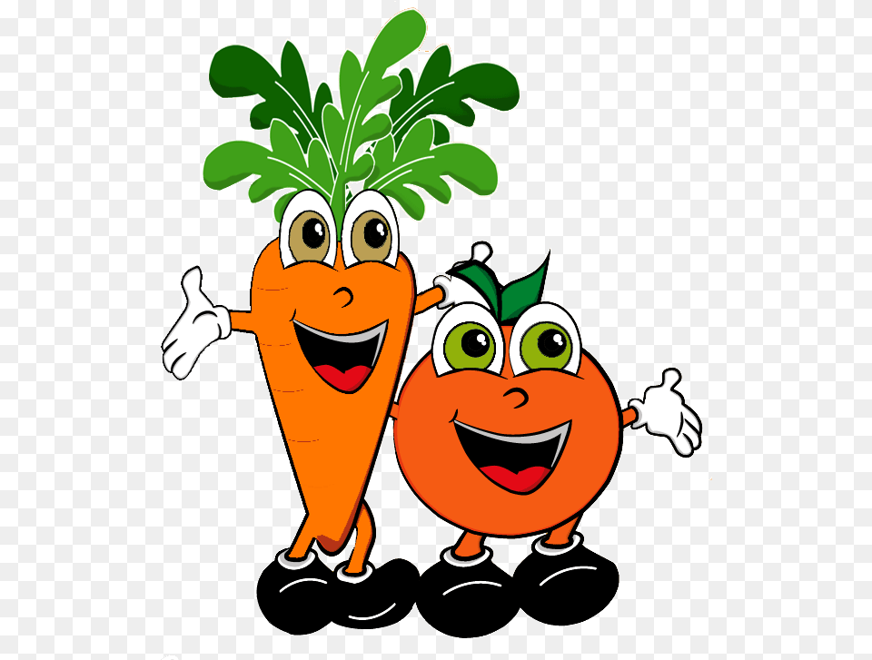 Zanahoria Y Naranja Animada, Carrot, Food, Plant, Produce Free Png