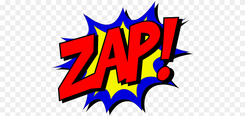 Zap Boom Pow Stickers Messages Sticker 1 Superhero Kapow, Logo, Symbol Free Png Download