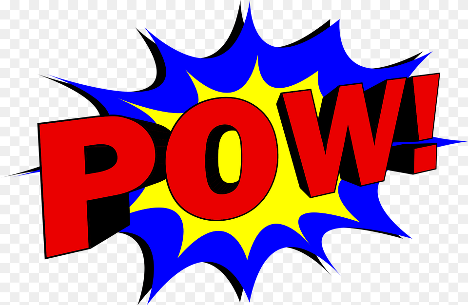 Zap Comic Comic Book Fight Explosion Expletive Comic Book Pow Transparent, Logo, Symbol Free Png