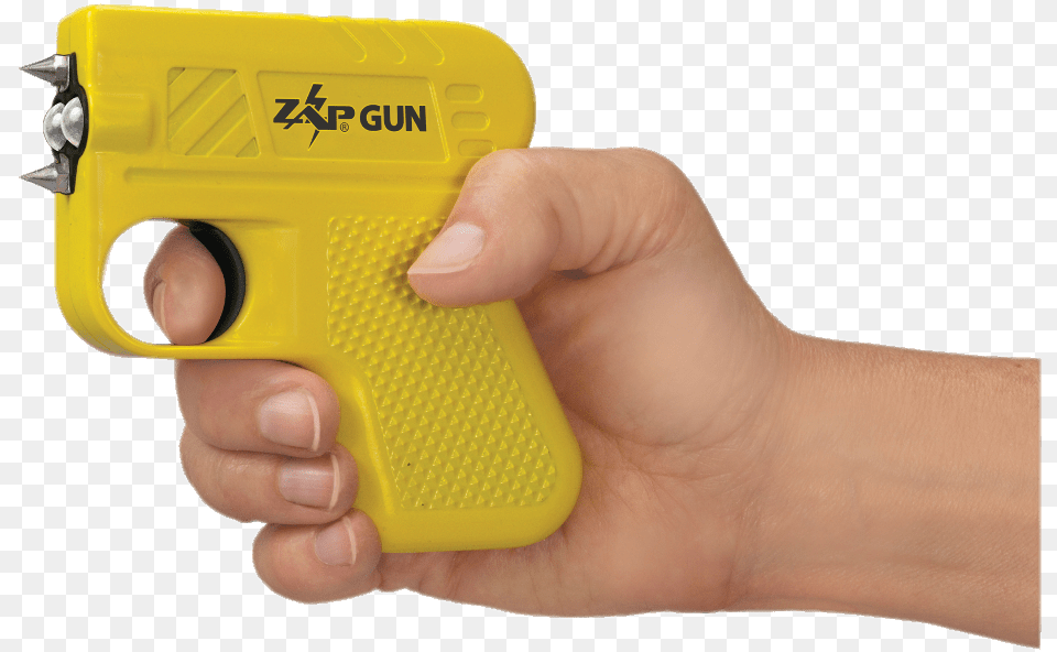 Zap Gun Stun Gun In Hand Zap Gun, Firearm, Weapon, Baby, Person Png