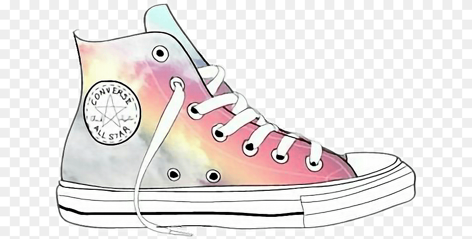 Zapatilla Zapato Cool Emoji Emojis Emojisticker Rainbow Converse Stickers, Clothing, Footwear, Shoe, Sneaker Free Png