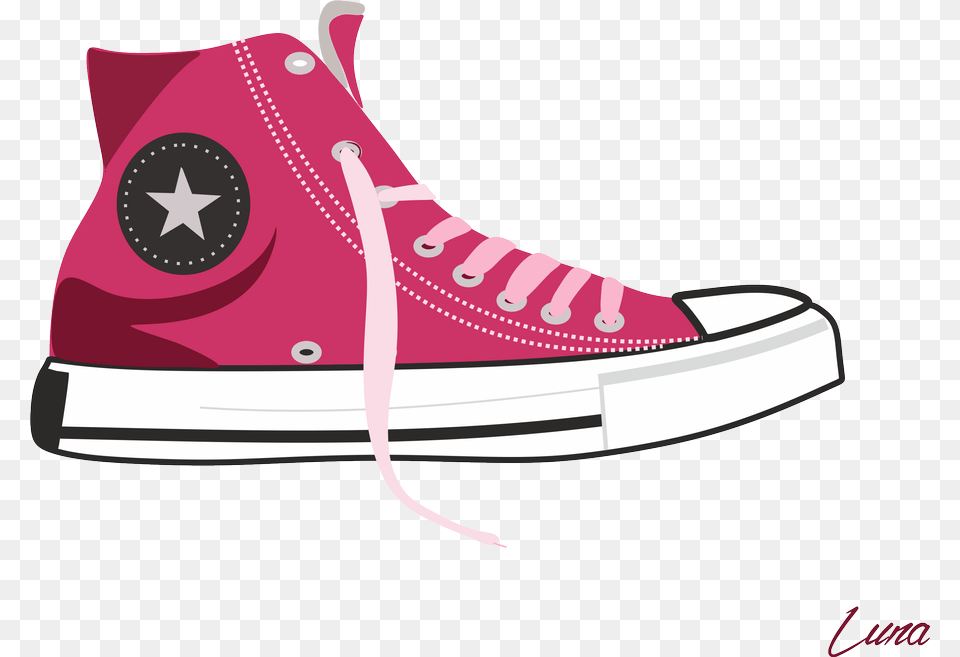Zapatos Converse Svqzumglp Converse Vector Zapatos Converse Pink Shoes Clip Art, Clothing, Footwear, Shoe, Sneaker Free Transparent Png