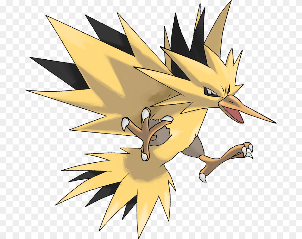 Zapdos, Leaf, Plant, Animal, Fish Png Image