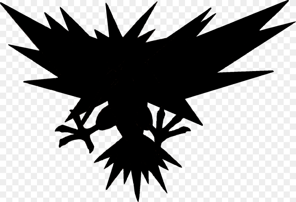 Zapdos, Silhouette, Animal, Fish, Sea Life Free Png