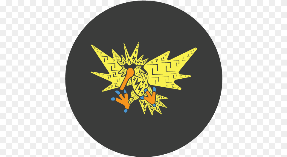 Zapdos Button Izel Studios Circle, Disk Png Image