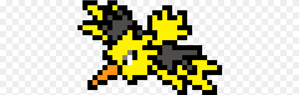 Zapdos By Drawpixel Pokemon Pixel Art Zapdos, First Aid Png Image