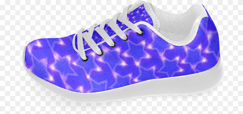 Zappy Blue Sparkling Stars Womens Running Shoes Running Shoe, Clothing, Footwear, Sneaker, Canvas Free Png Download