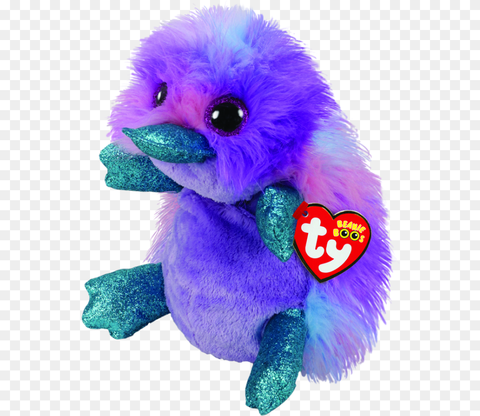 Zappy The Purple Platypus Medium Beanie Boo Ty Toys Beanie Boos Petunia Platypus, Plush, Toy Free Png