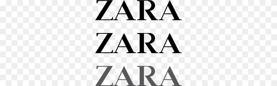 Zara Logo Vector, Text Png