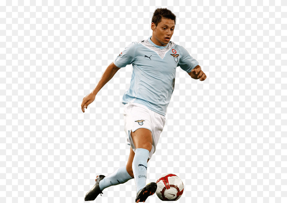 Zarate Kick Up A Soccer Ball, Sport, Soccer Ball, Person, Male Free Transparent Png