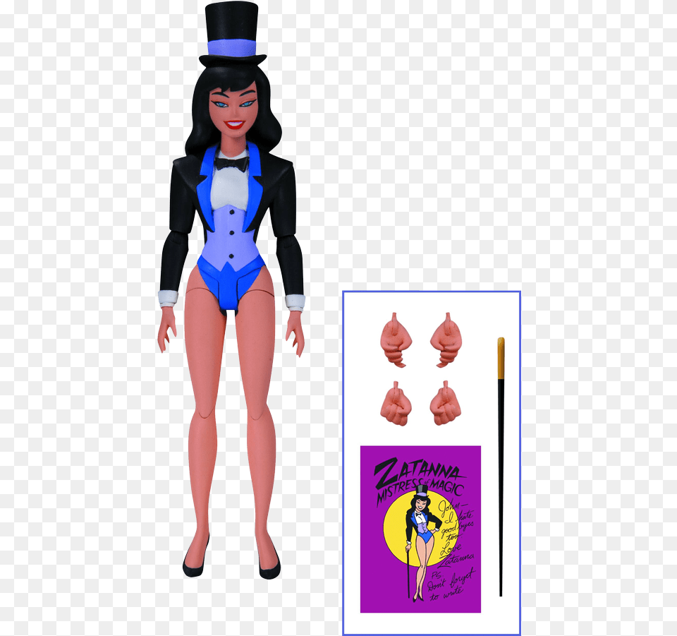 Zatanna Action Figure Batman Animated Figure Zatanna, Adult, Person, Female, Woman Png