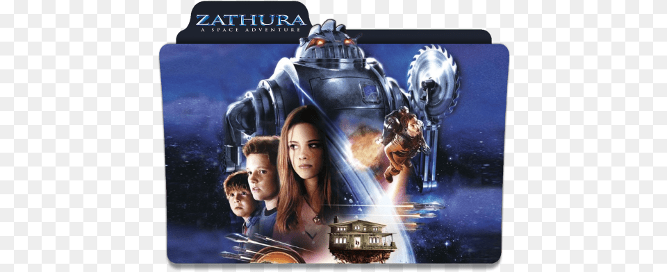 Zathura A Space Adventure Folder Icon Zathura A Space Adventure 2005, Woman, Adult, Advertisement, Female Free Png Download