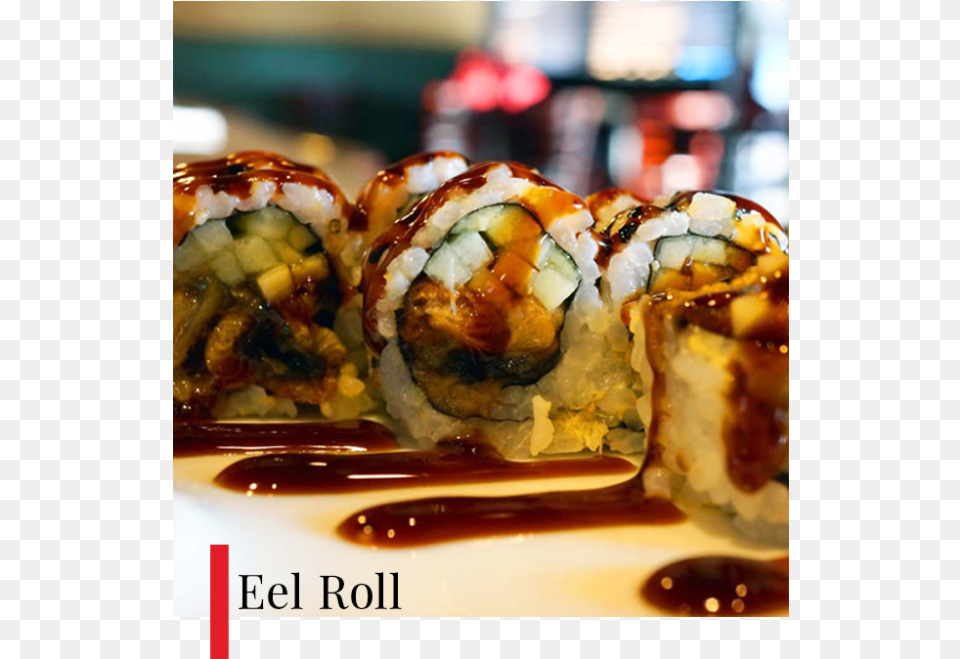 Zato Sushi Eel Roll California Roll, Dish, Food, Meal, Grain Free Png Download