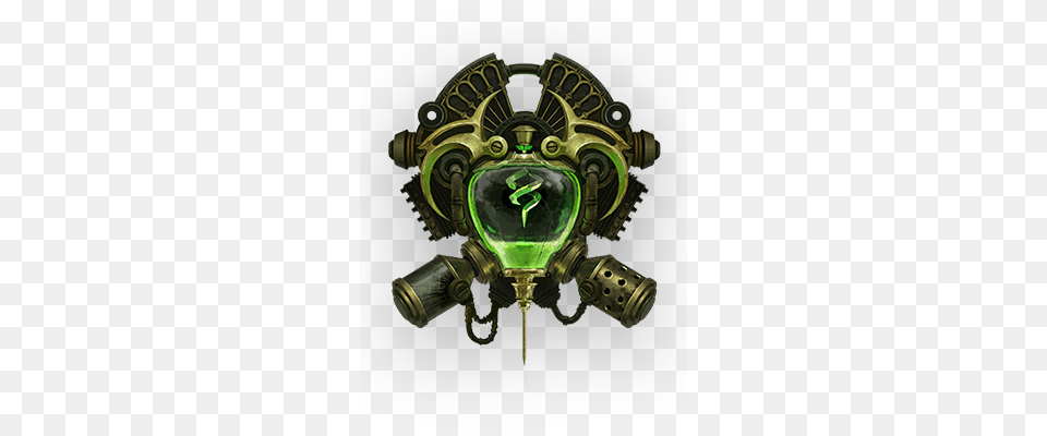 Zaun Crest League Of Legends Zaun Icon, Light, Bronze, Chandelier, Lamp Free Png Download