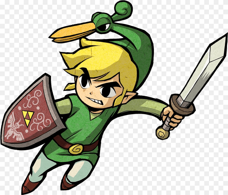 Zayn Legend Of Zelda The Minish, Baby, Person, Sword, Weapon Free Transparent Png