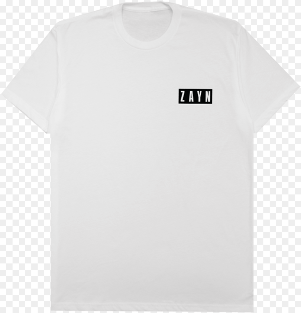 Zayn White Tee T Shirts With Love Texts, Clothing, T-shirt Free Transparent Png